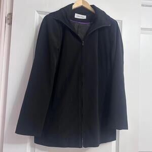 Calvin Klein spring fall jacket, weather, resistant black size medium